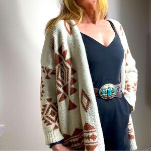 Dreamers by Debut Aztec Cardigan Women's Beige/Brown Ultra soft
Size‎ S/M Winter